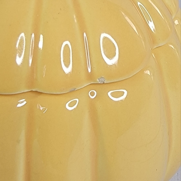Hallmark Vintage Fall Halloween Harvest Ceramic Pumpkin Suger Dish Stash Spot - Picture 5 of 12